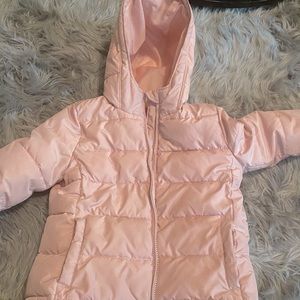 Pink Girl’s Gap Winter Puffy Coat Size S (6-7)